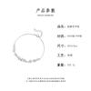 Elegant Wisteria Flower Bracelet Women Sterling With Cubic Zirconia Minimalist Floral Jewelry Gift