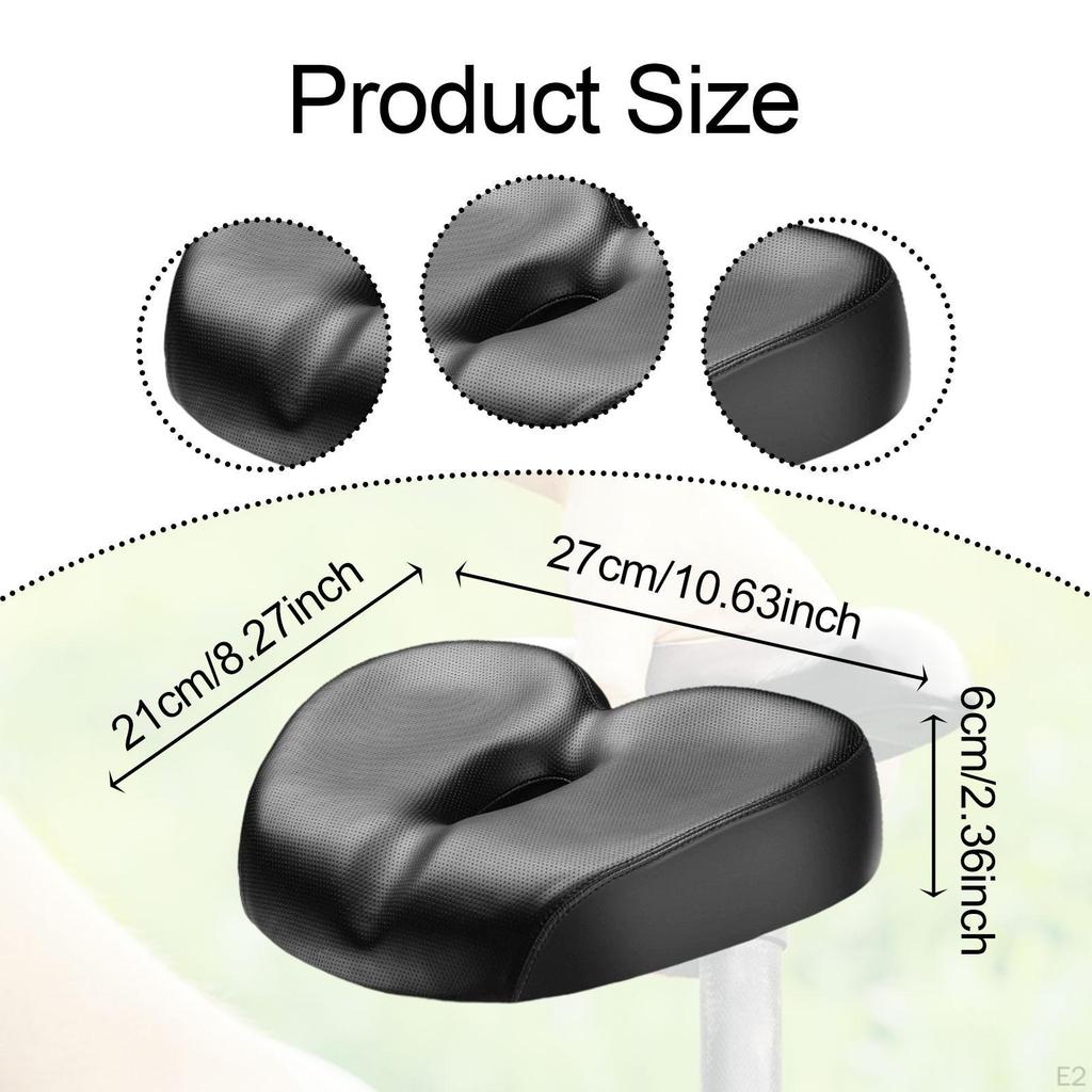 Велосипедное седло, запасная часть, водонепроницаемая, 21 см X 27 6, комфорт, элегантность