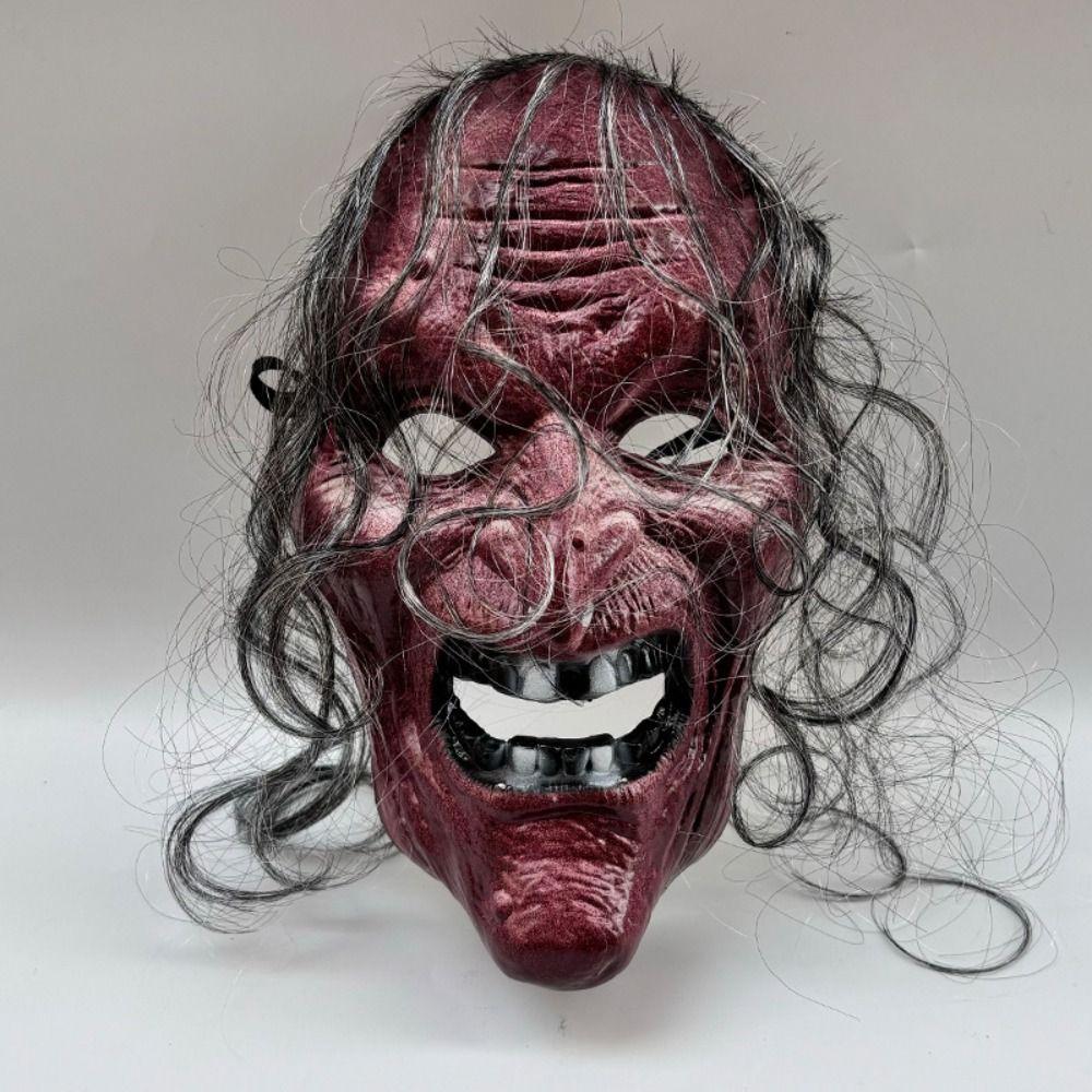 Creativity Scary Witch Mask Spooky Terrifying Cosplay Mask Full Face Mask Carnival Party