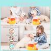 Abs Material Pet Automatic Food Dispenser For Cats And Dogs With Toy Design