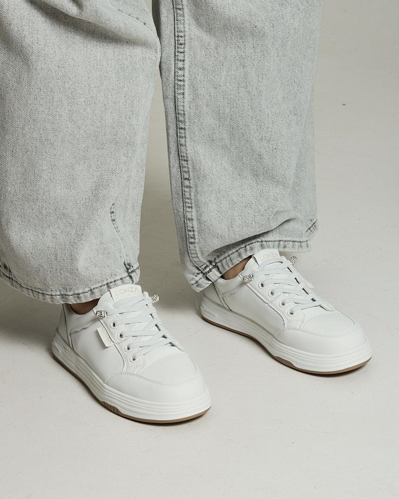 Кроссовки Lonza 23276 36 белые кожа