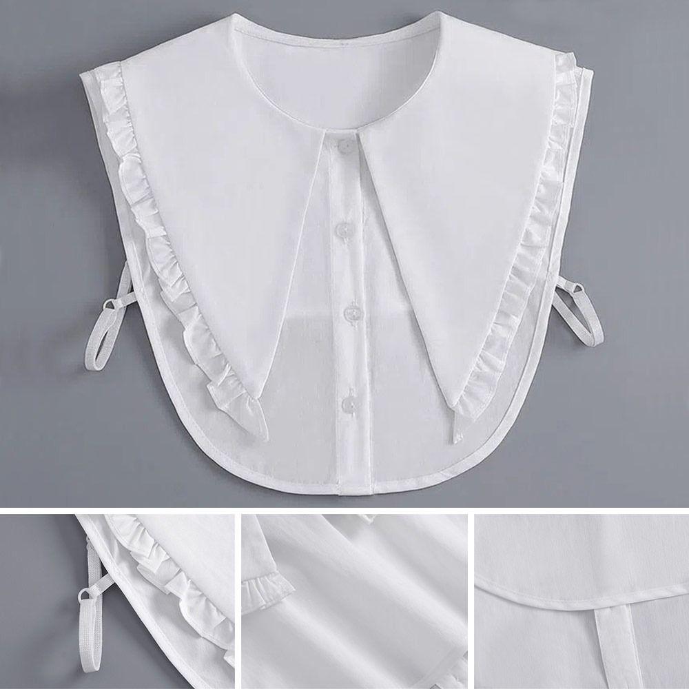 Fashion Classic Cotton Shirt Fake Collar Blouse False Collar Clothes Accessories Lapel