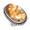 Natural Brecciated Mookaite 925 Sterling Silver Jewelry Ring Size 7 O7i31