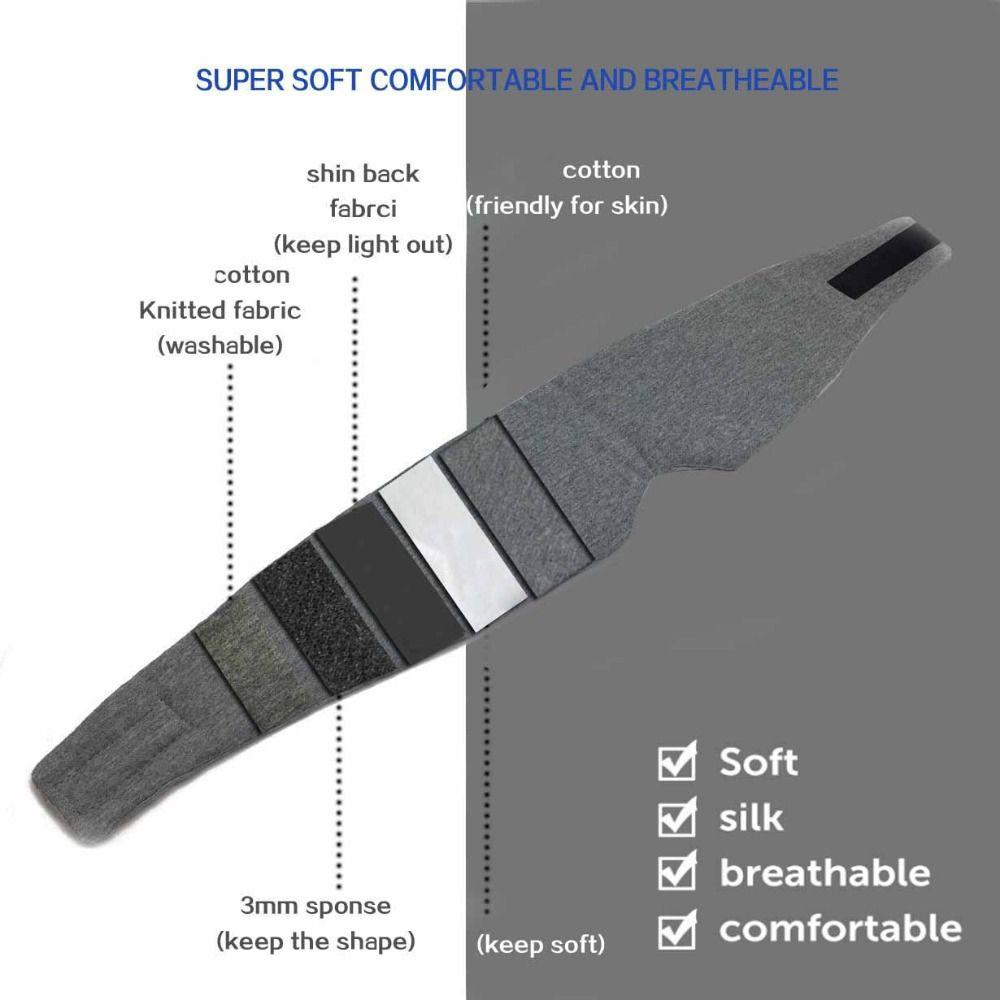 Cotton Material Sleep Eye Mask Full Cover Design Eye Shade Blindfold Blindfold Eye Cover  Rest Time