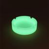 Portable Ashtray Glow In The Dark Luminous Silicone Soft Ashtray for Smoking Cigarette Cigar Round Durable Ashtray
