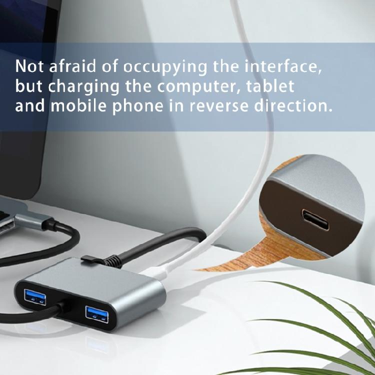 Легкий Ethernet-конвертер USB C в RJ45-адаптер с гигабитной скоростью и двойным USB-портом, широкое применение, зарядка PD60W