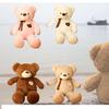 Genuine Teddy Bear Plushie With Silk Ribbon Perfect Gift For Baby Showers And Birthdays