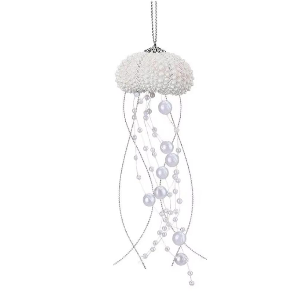 Exquisite Jellyfish Prism Pendant DIY Sunlight Capture Collector Sea Shell Wind Chimes Wedding
