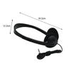Comfortable Wearing Noise Reduction Abs Portable Headphone Wired Headset Earbud Stereo 3.5mm Clear Gaming For Gamer
