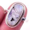 Natural Rainbow Moon Stone Gemstone Handmade 925 Sterling Silver Ring S.7 f7t37