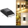 LED Solar Wall Light Outdoor Waterproof Solar Lamp Fence Deck Garden Patio Pathway Stair Street Landscape Balcony Decoration