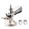 Beer Keg Coupler Beverage Dispenser G5/8 Draft Beer Keg Coupler Dispenser with Pressure Relief Valve Brewing Accessory