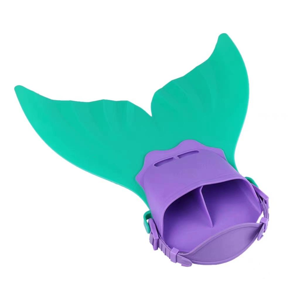 Swimming diving mermaid fins, free-diving, breaststroke, silicone non-slip, professional diving training for adults and children