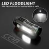 3LED+COB Super Bright Mini Flashlight USB Rechargeable,SD5304 5 Modes Pocket Torch with Clip for Outdoor Camping Emergency