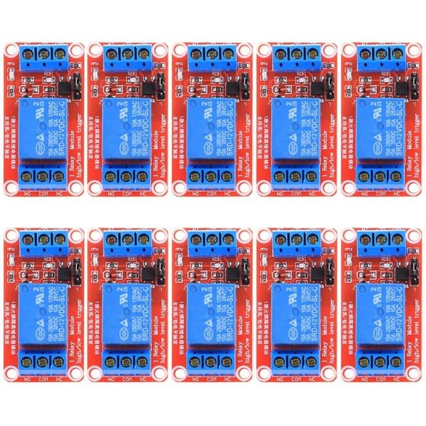 10 шт. 1-канальный релейный модуль 12 В для Arduino