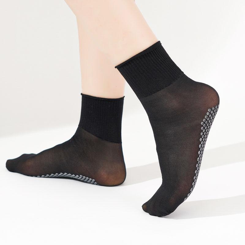 10 пар дешевых оптовых свободных чулок с оборками, женские носки средней длины, тонкие чулки для весны и лета, женские дышащие и нескользящие носки со стразами