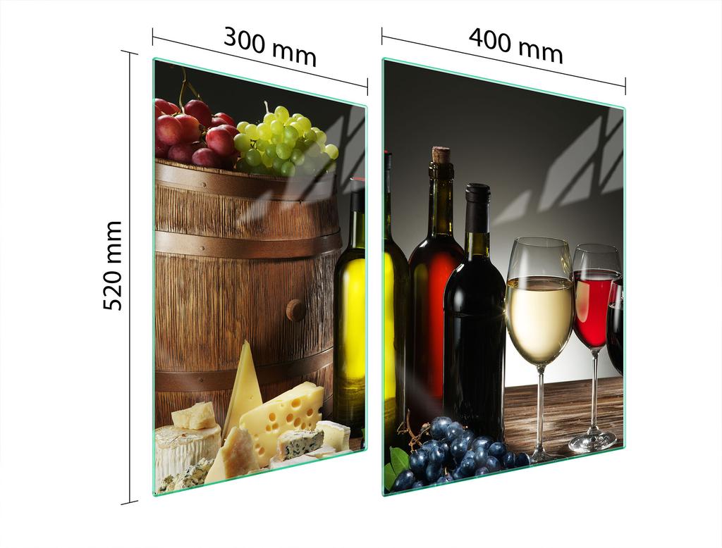 СТЕКЛЯННАЯ ЗАЩИТНАЯ ПАНЕЛЬ ДЛЯ ПЛИТЫ 70x52 КУХНЯ