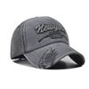 Washed Cotton New New York Embroidered Baseball Cap Washed Old Graffiti Shark Cap