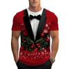 Funny Christmas T-Shirts for Men Summer Fashion Men's Clothing O-Neck Short Sleeve 3D Print Men T-Shirt Vintage Street T-Shirt