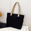 Canvas Shoulder Bag Large Capacity Leisure Handbag Tote Bag Casual Sport Street Bag Student
