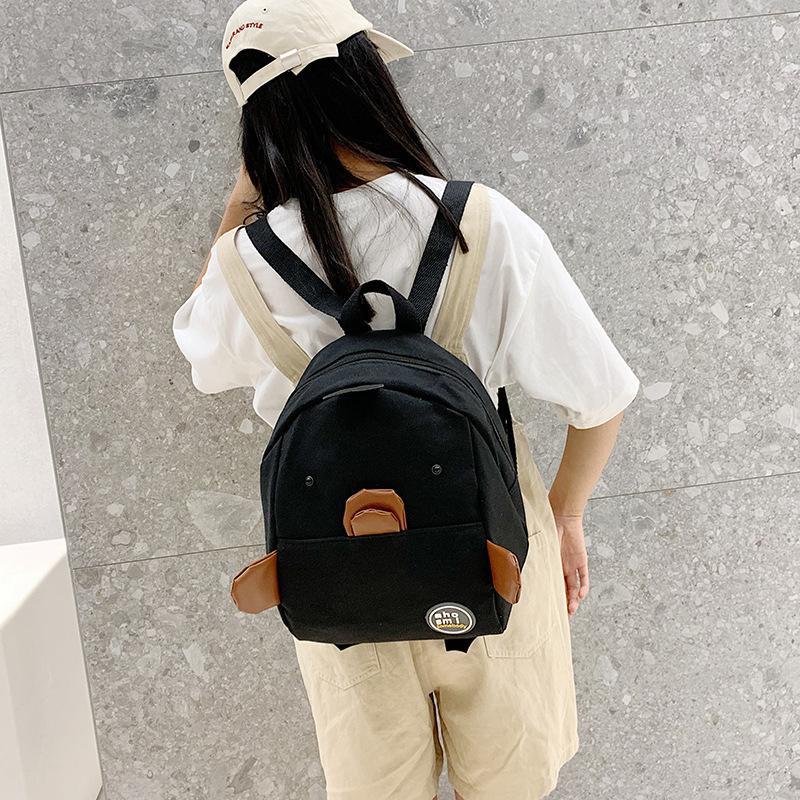 2024 новый холщовый рюкзак Douyin тот же родитель-ребенок милый маленький желтый утенок мультяшный рюкзак