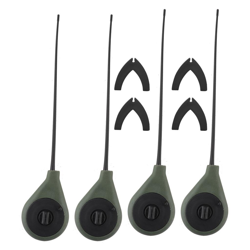 4 комплекта портативных мини-удочек для подледной рыбалки с наконечниками для удилищ, комплект сверхлегких рыболовных принадлежностей