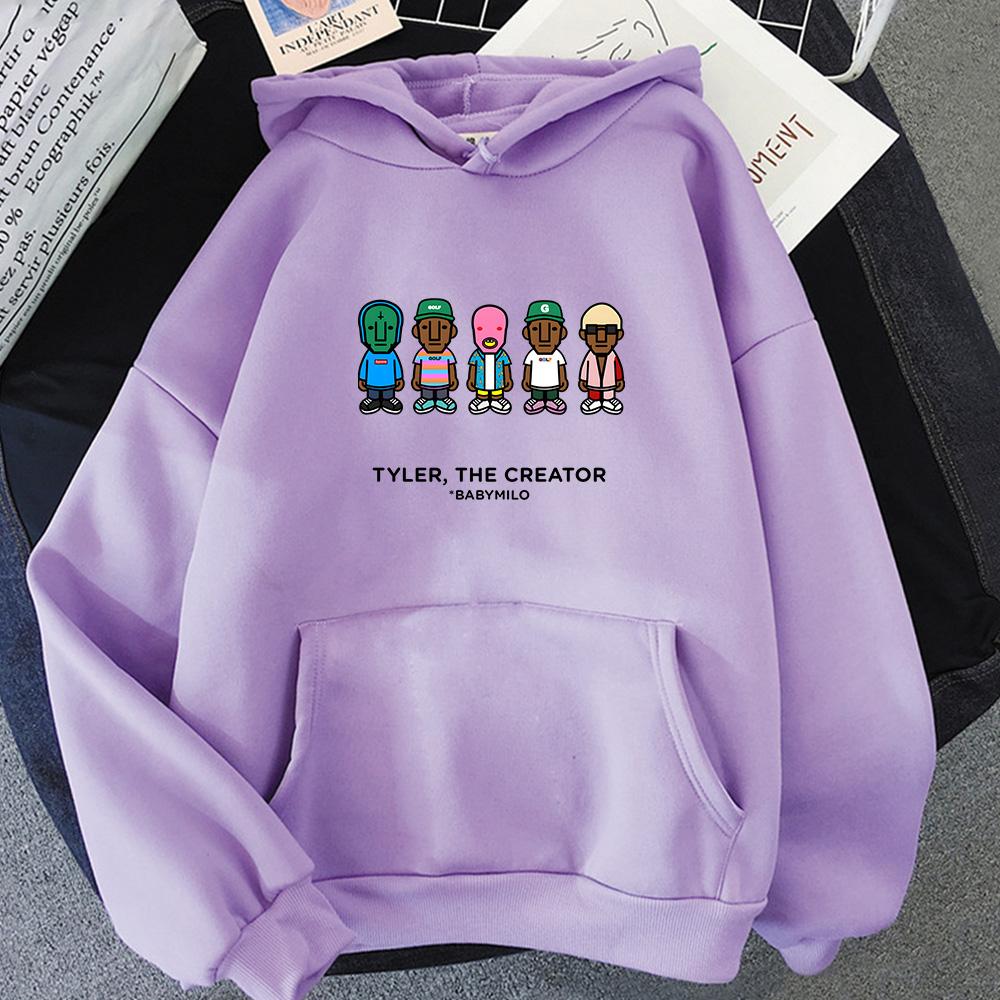 Tylerr The Creator Hip Hop Rapper Vintage Hoodies Men Sweatshirts New Loose and Comfortable Pullovers Y2k Streetwear