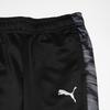 Puma Aop Ретро Лого Спортивного Бренда Боковая Панель Эластичные Прямые Повседневные Брюки Унисекс Низ Черный 589224-01