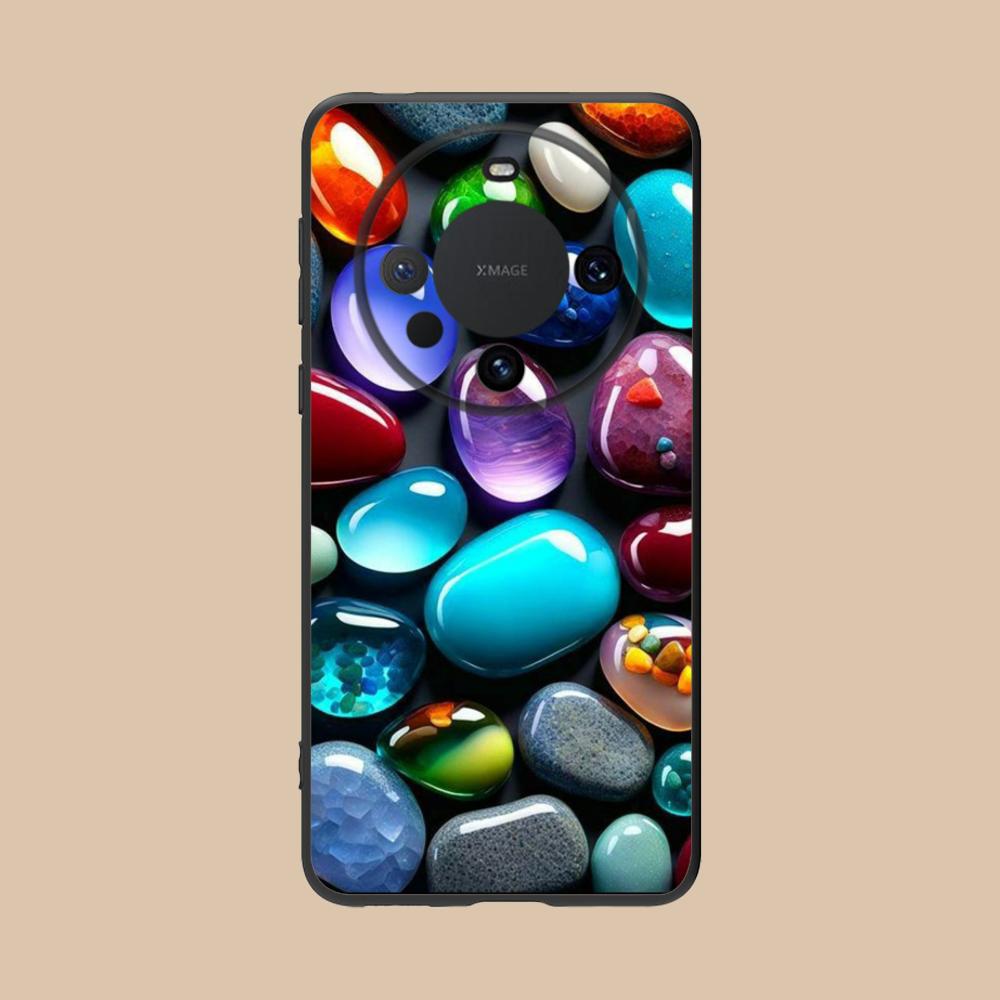 Aesthetic Stones Mobile Phone Case for Huawei Mate 60 50 40 30 20 10 Pro Plus Lite E 5G Colorful Printing Cover Cellphones Cover