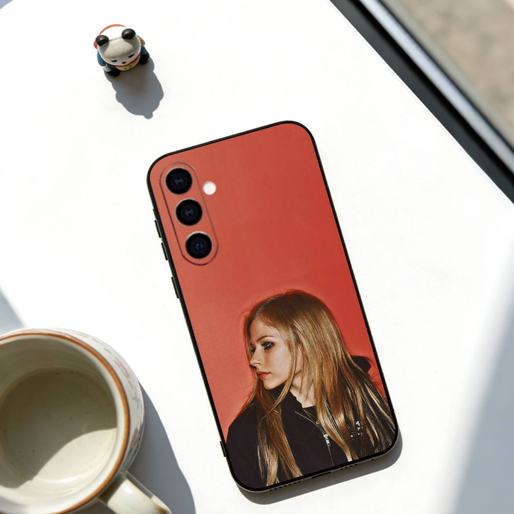 Чехол для телефона Avril Ramona Lavigne для Samsung Galaxy A73, A72, A71, A70, A53, A52, A51, Мягкий силиконовый черный чехол