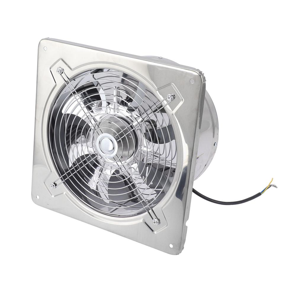 Exhaust Fan Multifunction Stainless Steel Kitchen Ventilation Fan for Kitchen Bathroom Warehouse