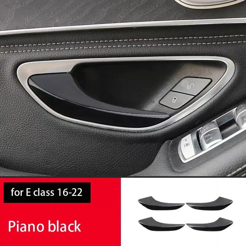 Углеродное волокно, внутренняя дверь, подлокотник, ручка, накладка, дверная чаша, рама, наклейки для Mercedes Benz CE Class W205 W213 GLC X253