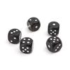 5Pcs 20mm White Black Spots Digital Dice 6 Sided Wooden Dice Children Puzzle Dice Toy Board Game Props KTV Bar Dice Kit 24BD