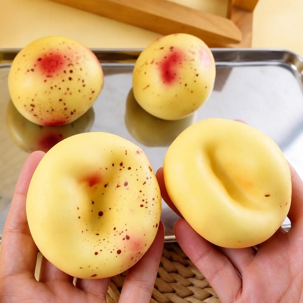 Sensory Play Squeeze Stress Ball Stress Relief Potato Fidget Toy Crunchy Pinch Ball Toy Adults