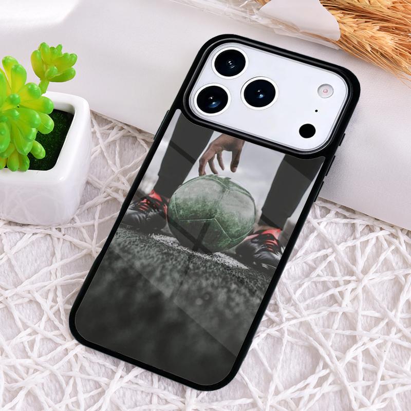 Чехол для телефона Футбол Футбол для iPhone 17 Air 16 15 11 12 14 13 Pro Max Ударопрочный чехол