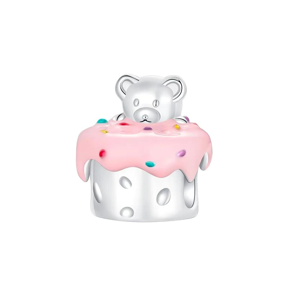 Copper Cake And Dessert Series Charm Beads Ice Cream Donuts Dangle Fit Original Bracelet Charms Pendant Jewelry