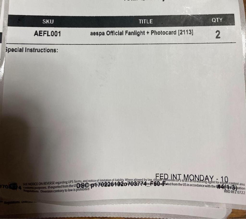 [ИСПОЛЬЗОВАННЫЙ] SGS ограниченный труднодоступный aespa espa ninnin официальная коллекционная карта редкая