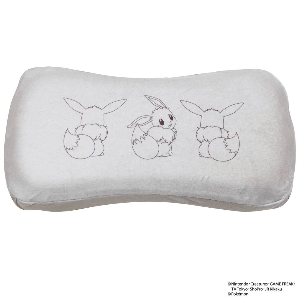 MORIPiLO Morishita подушка из пены с эффектом памяти Pokemon Eevee 15x31 см, подушка для поддержки талии и спины, мягкая игрушка, подушка Pokemon Pastel Beige 4621201
