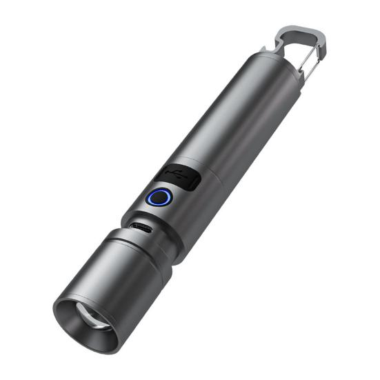 Powerful Torch LED Flashlight Waterproof Shock-Resistant Super Bright High Lumens Zoomable USB Rechargeable Flashlight
