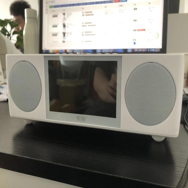 Видео Bluetooth-динамик Домашний кинотеатр K-Song Record Sound Музыкальная система с AUX USB TF Будильник FM-радио LED Дисплей 8000 мАч