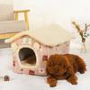 Новое гнездо для кошек, всесезонный теплый дом, закрытая кошачья вилла, съемный универсальный домик для собак, кровать для кошек, товары для животных