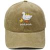 Mama Goose Mother Embroidered Baseball Cap Washed Vintage Cartoon Cute Animal Casual Shade Daddy Hat