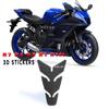 Motorcycle Accessories 3D Carbon Fiber Sticker For Yamaha YZF R7 R3 R6 R1 R1M Tank Pad Stickers Oil Gas Protector