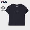 Fila Женская приталенная вязаная футболка с коротким рукавом