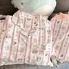 Весенний и женский милый пижамный костюм для дома, мультяшный милый женский костюм с длинными рукавами, новая корейская версия домашней одежды
