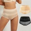 Tight Waist High Waisted Breathable Compression Waist Cinching Triangle Body Lifting Shaping Underwear Panties