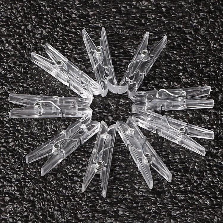 Красочные прозрачные акриловые зажимы для фотографий (3,5) - Рождественские гирлянды