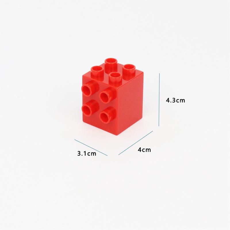 Совместимые крупные строительные блоки LEGO Duplo - Угловые детали - Детский базовый конструктор