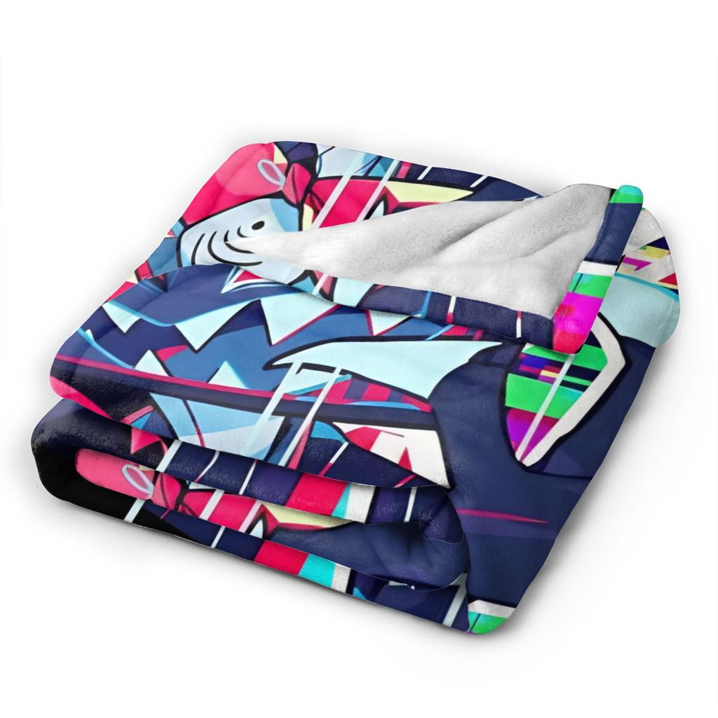 Vox Hazbined Flannel Blankets Custom Throw Blanket for Home 200x150cm Plush Thin Quilt