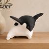 Modern Home Accents Cute Penguin Figurine, Nordic Style Small Animal Statue, Whimsical Office Desk Accessories Shelf Tabletop Decor Ornament, Gift for